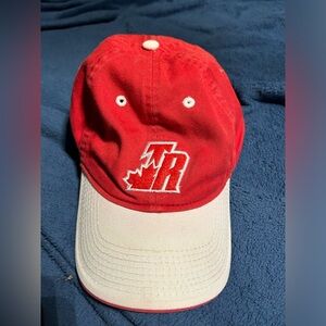 NBA Toronto Raptors red mens unisex one size licensed baseball cap used Reebok